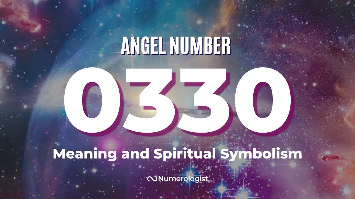 angel number 0330